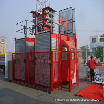 Construction Elevator (Scd200/200 Max Capacity 2t) with Two Cage